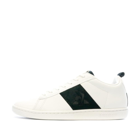 Baskets Blanches Garçon Le Coq Sportif Courtclassic Peach Skin