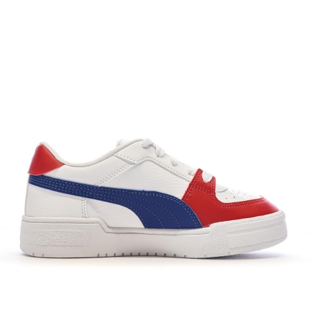 Baskets Blanches/Rouges/Bleu Garçon Puma Ca Pro