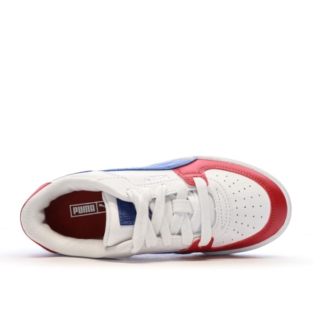 Baskets Blanches/Rouges/Bleu Garçon Puma Ca Pro