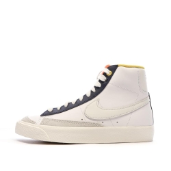 Baskets Blanche/Marine Garçon Nike Blazer Mid '77