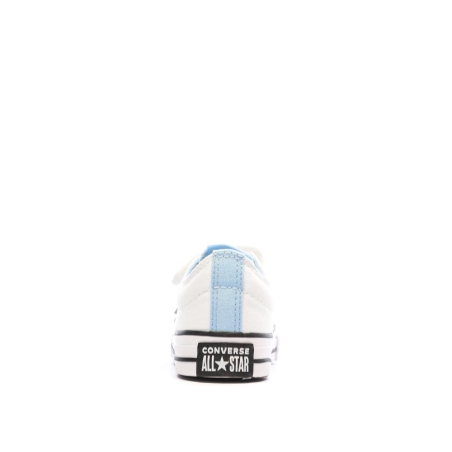 Baskets Blanches/Bleu Garçon Converse Star Player 76 Easy