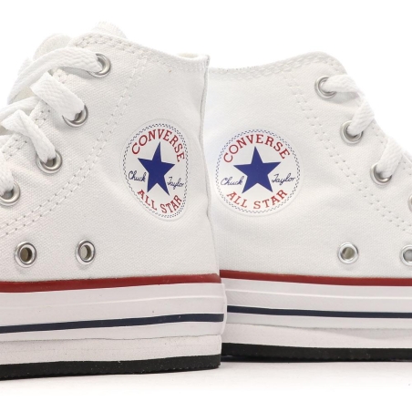 Baskets Blanches Enfant Converse All Star Eva Lift Canvas Platform