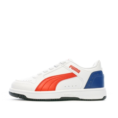 Baskets Bleu/Blanc/Rouge Garçon Puma Reb Joy
