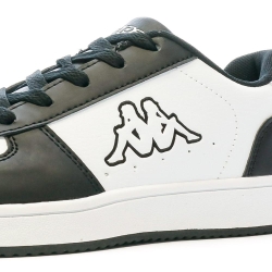 Baskets Noir/Blanc Garçon KAPPA Malone Lace