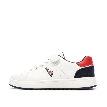 Baskets Blanc/Marine Garçon Ellesse Santo