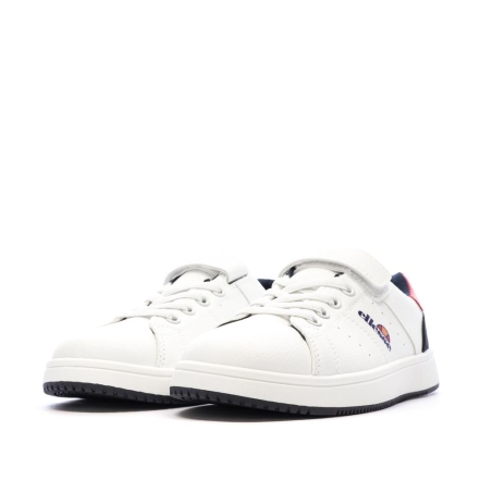 Baskets Blanc/Marine Garçon Ellesse Santo