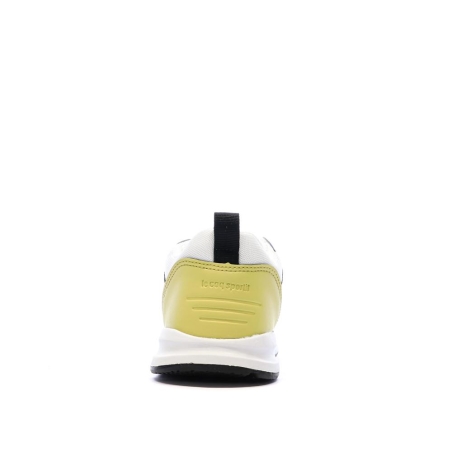 Baskets Blanc/Noir/Jaune Garçon Le Coq Sportif R500