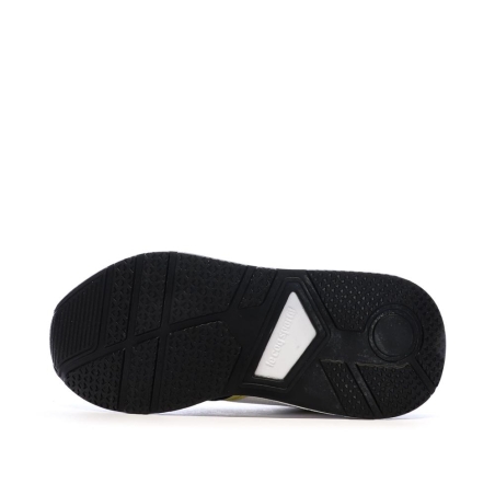 Baskets Blanc/Noir/Jaune Garçon Le Coq Sportif R500