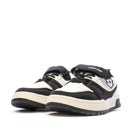 Baskets Blanches/Noires Garçon Lotto Basket Pescara