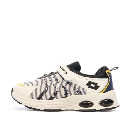 Baskets Noir/Blanc Garçon Lotto Sienne