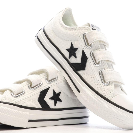 Baskets Blanches/Marines Garçon Converse Star Player
