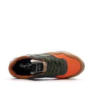 Baskets Oranges/Kaki Garçon Pepe Jeans London
