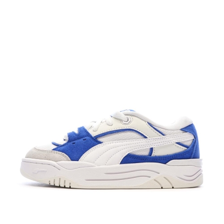 Baskets Blanches/Bleues Garçon/Fille Puma 180 Jr