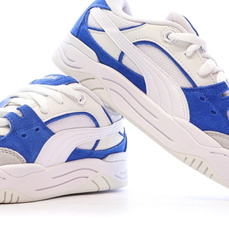 Baskets Blanches/Bleues Garçon/Fille Puma 180 Jr
