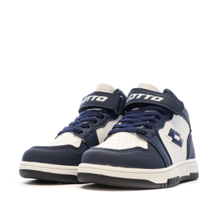 Baskets Blanche/Marine Garçon Lotto Ravenne