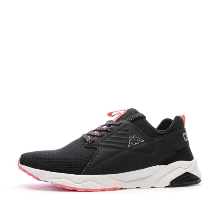 Baskets Noires/Roses Fille Kappa San Puerto Lace