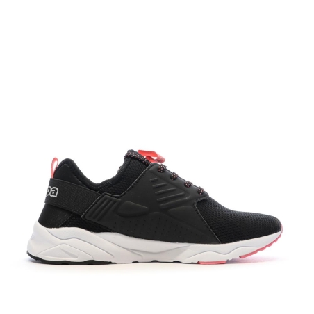 Baskets Noires/Roses Fille Kappa San Puerto Lace