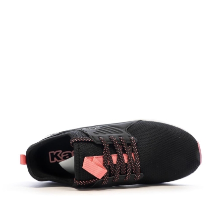 Baskets Noires/Roses Fille Kappa San Puerto Lace