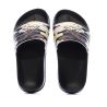 Claquettes Marron/Noir Garçon Kappa Logo Sartwo 3