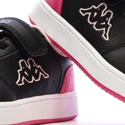 Baskets Noir/Rouge Garçon KAPPA Malone 381Y12W
