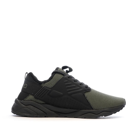 Baskets Noires/Kaki Garçon Kappa San Puerto Lace