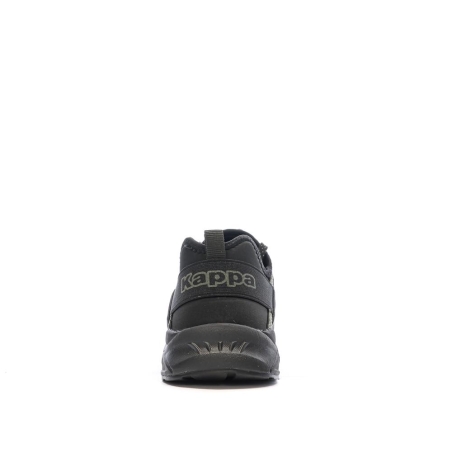 Baskets Noires/Kaki Garçon Kappa San Puerto Lace