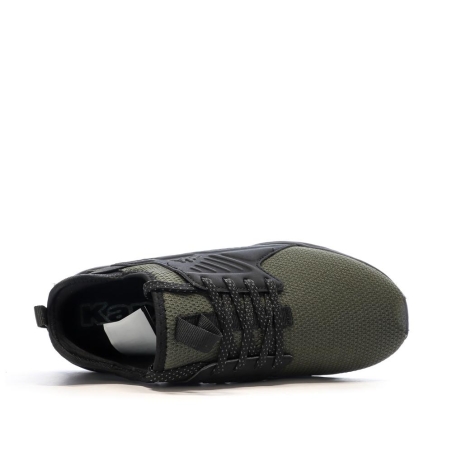 Baskets Noires/Kaki Garçon Kappa San Puerto Lace