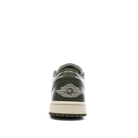 Baskets Kaki Mixte Nike Air Jordan 1 Low