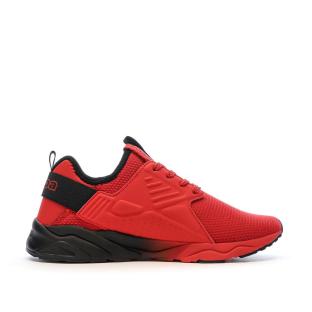Baskets Noires/Rouge Garçon Kappa San Puerto Lace