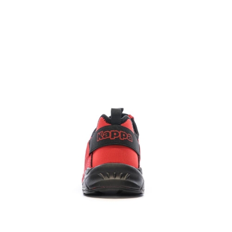 Baskets Noires/Rouge Garçon Kappa San Puerto Lace