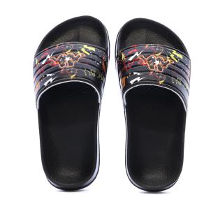 Claquettes Noir Garçon Kappa Sartwo 2
