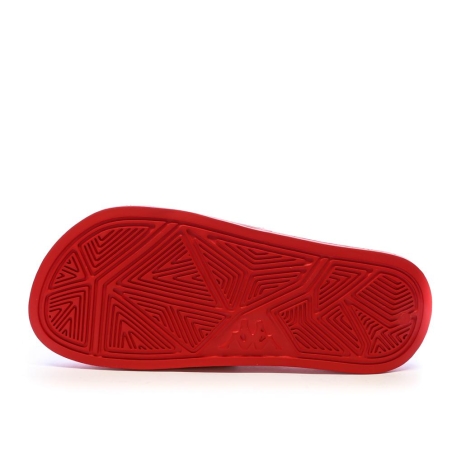 Claquettes Rouge Garçon Kappa Logo Sarty Kid