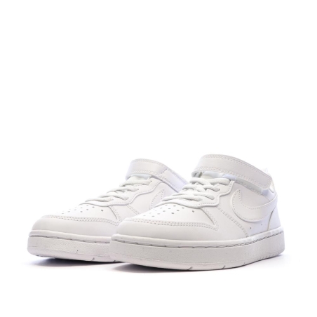 Baskets Blanches Garçon Nike Court Borough Low Recraf PS