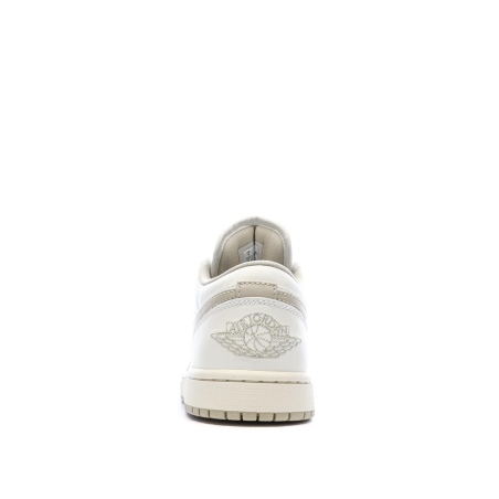Basket Écru/Marron Mixte Nike Air Jordan 1 Low