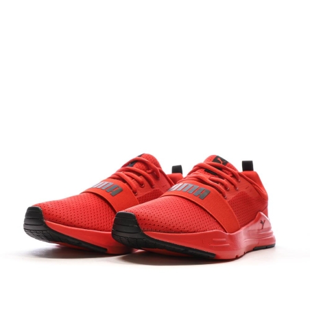 Baskets Rouges Garçon Puma Wired Run