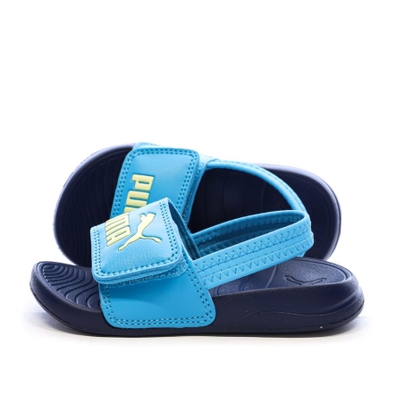 Sandales Marines/Bleu Garçon Puma Backstrap