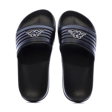 Claquettes Noir Garçon Kappa Logo Sarty Kid