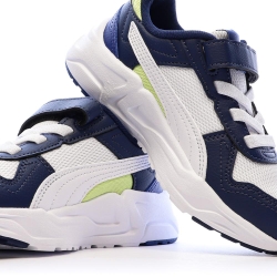 Baskets Marine/Blanche Garçon Puma Trinity 2 Lt