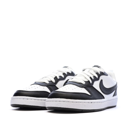 Baskets Noir/Blanc Garçon/Fille Nike Court Borough Low