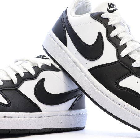 Baskets Noir/Blanc Garçon/Fille Nike Court Borough Low