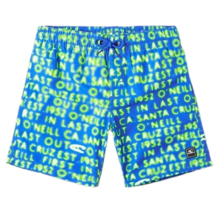 Short de bain Bleu/Vert Garçon O'Neill Calis