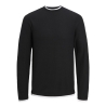 Pull Noir Garçon Jack & Jones Twinn Knit Neck