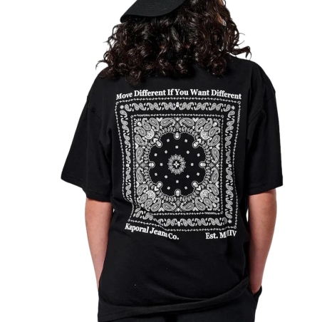 T-Shirt Noir Garçon Kaporal Onito