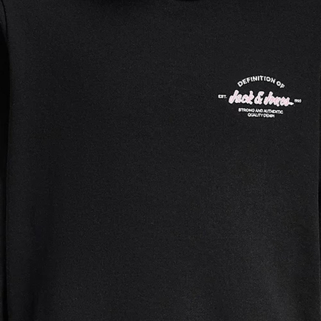 Sweat Noir Garçon Jack & Jones Brandon