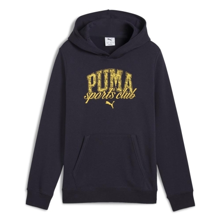 Sweat Marine/Jaune Garçon Puma Class