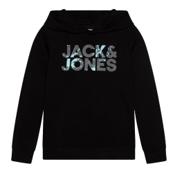 Sweat Noir Garçon Jack & Jones Splash
