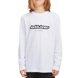 T-Shirt Blanc Garçon Jack & Jones Noho