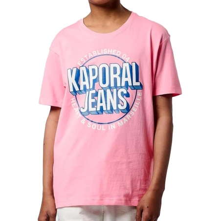 T-Shirt Rose Garçon Kaporal Otler