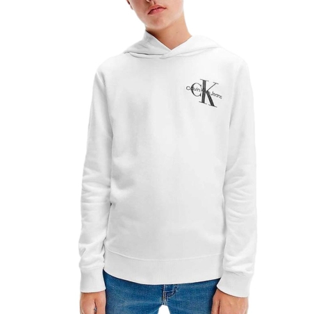 Sweat Blanc Garçon Calvin Klein Jeans Small