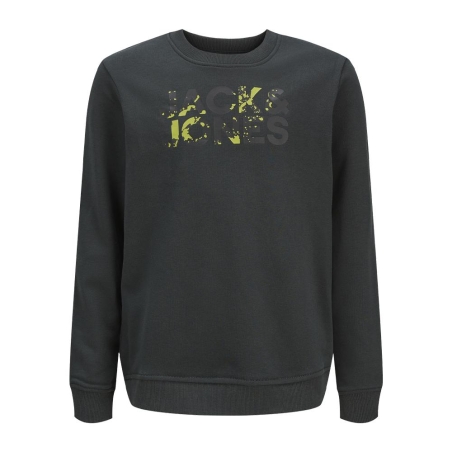 Sweat Gris Foncé Garçon Jack & Jones Splash